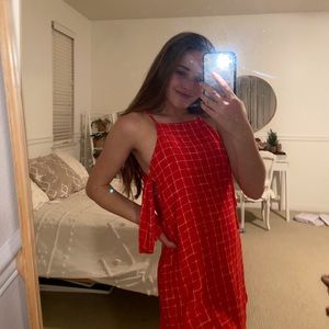 Lulu’s red mini dress!!